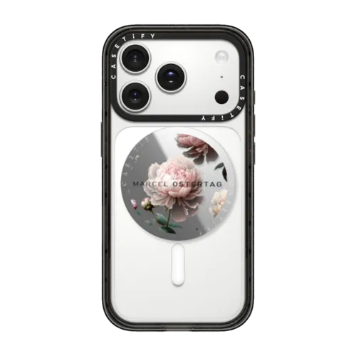 Peony Maxi | Snappy Grip Stand / Snappy Mirror Grip Stand MagSafe Compatible / Silver | Image 1