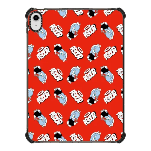 "ZERO FLOODS" by ARUTA SOUP | iPad 10.9-inch (10th gen) / iPad Impact Case / Black | Image 1
