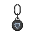 Sweet Rebel Heart AirTag Holder | AirTag 2 / AirTag Holder / Licorice | Image 1