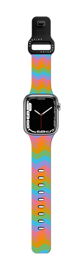 Rainbow Steps by Oh So Graceful | Apple Watch Series 7-9 (45mm) / Impact Band / Black | Image 1
