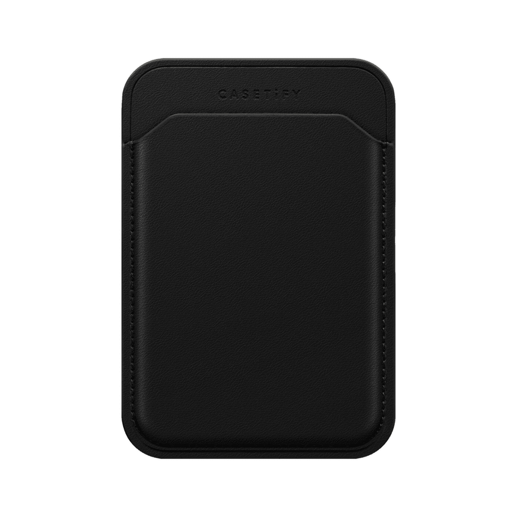 Snappy Trio Set (MagSafe Compatible) - BioVeg Wallet (Black) & Mirror Grip Stand & Mirror Cardholder Stand