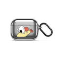 Onigiri&Umeboshi Flying Tempura by FURIIRAKUN | AirPods Pro 3 / Earbuds Mirror Case / Silver | Image 1