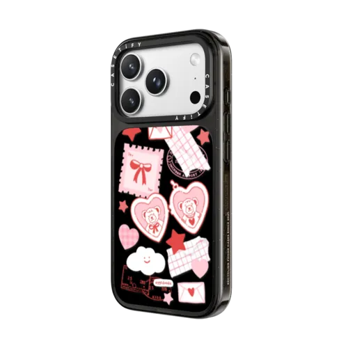 Teddy Bear Love | iPhone 18 Pro / Impact Case MagSafe Compatible - Glossy / Glossy Black | Image 2