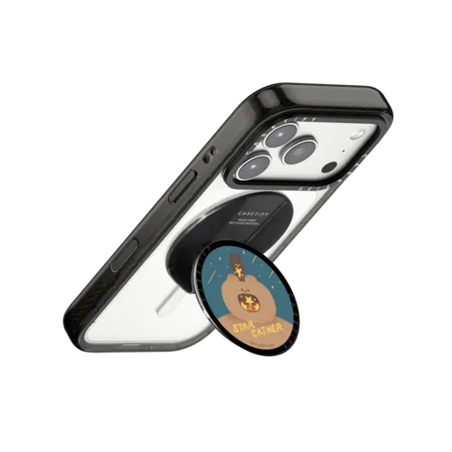 Star Catcher Grip Stand | Snappy Grip Stand / Snappy Grip Stand MagSafe Compatible / Black | Image 3