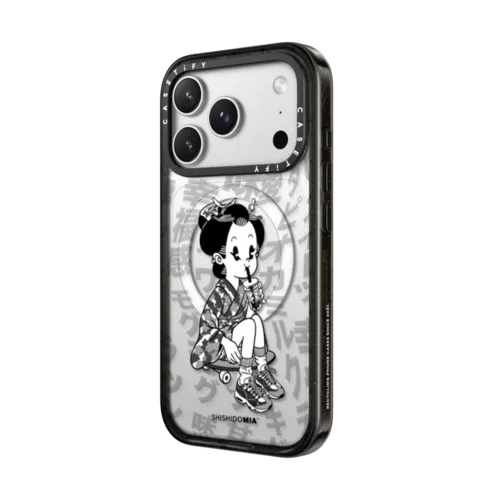 Bubble Tea by Shishidomia | iPhone 17 Pro Max / Impact Case MagSafe Compatible / Black | Image 2