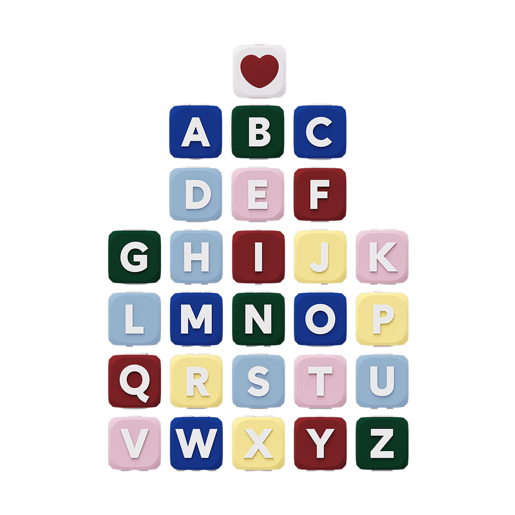 Charm Cube - Pink Heart