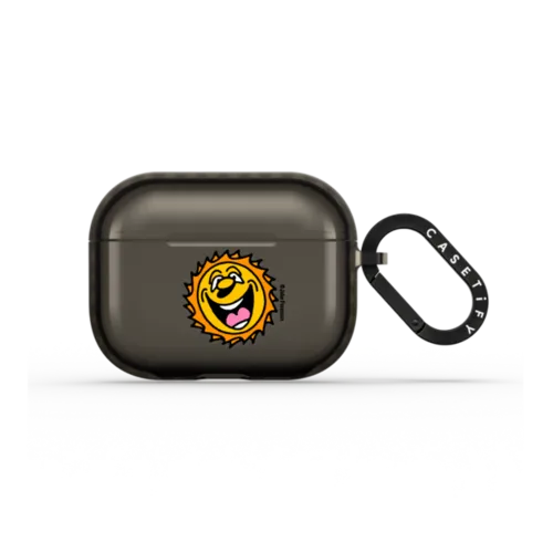 Sun by Jake Foreman | AirPods Pro 3 / Earbuds Impact Case / Black | Image 1