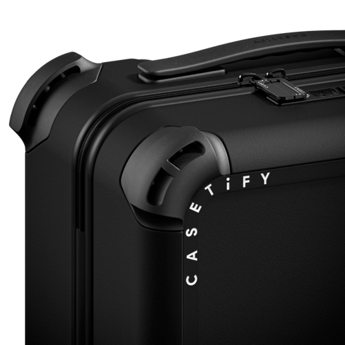 Rainbow Pathway | 21" Carry-On Suitcase / Bounce Suitcase / Matte Black | Image 5