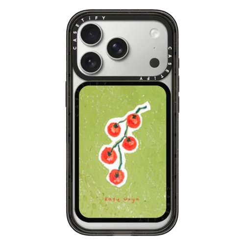 cherry tomatoes | Snappy Cardholder Stand / Snappy Cardholder Stand MagSafe Compatible / Black | Image 1