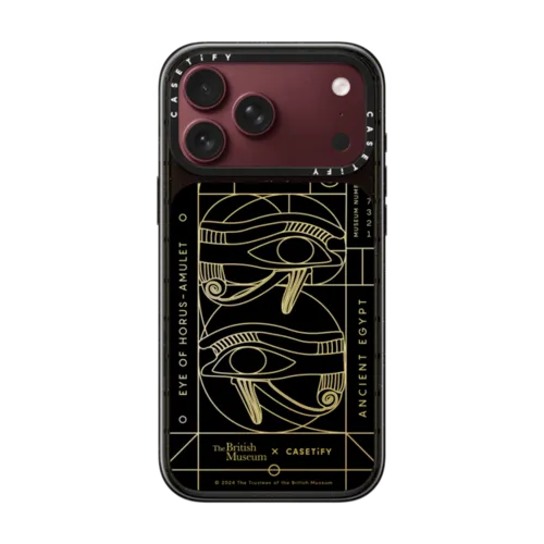 The Amulet Case - The Eye of Horus | iPhone 18 Pro Max / Impact Case MagSafe Compatible - Glossy / Glossy Black | Image 1