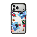 BLUE FLOWER BOMB IPHONE CASE BY SUE TSAI | iPhone 17 Pro Max / Impact Case MagSafe Compatible / Black | Image 1