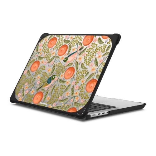 Waxeyes & Oranges | MacBook Pro 14-inch (M1 - M5) / MacBook Bounce Case / Black | Image 1
