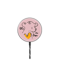Who the Baer (Pink) |   / PowerThru Magnetic Wireless Charger MagSafe Compatible / Black | Image 1