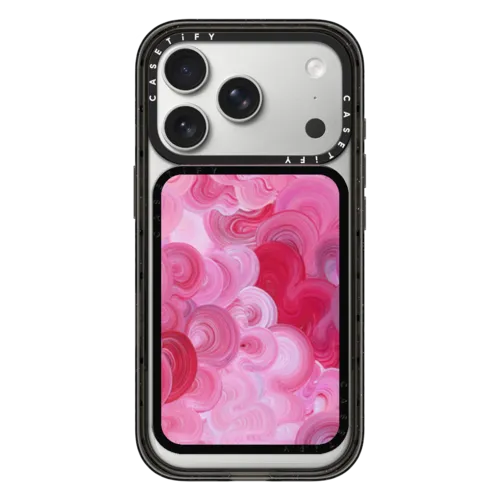 Strawberry Dream | Snappy Cardholder Stand / Snappy Cardholder Stand MagSafe Compatible / Black | Image 1