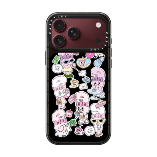Bunny Life | iPhone 18 Pro Max / Impact Case MagSafe Compatible - Glossy / Glossy Black | Image 1