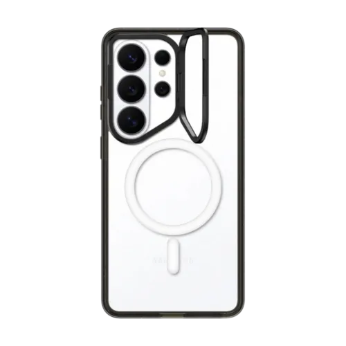 Custom Phone Case | Galaxy S26 Ultra / Impact Ring Stand Magnetic Case / Black | Image 1