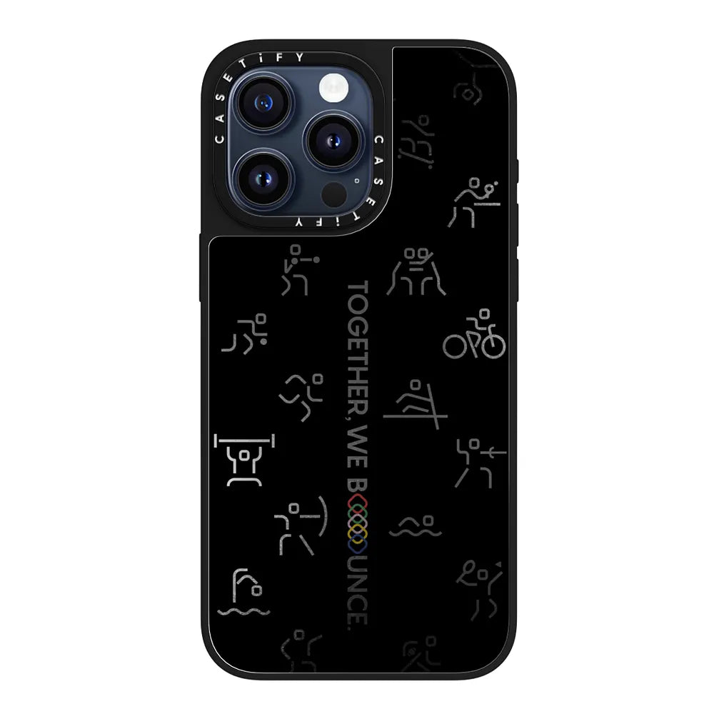 Team CASETiFY Pattern Case - Black Mirror