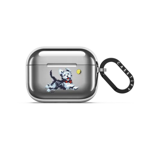 Puppy Dog | AirPods Pro 3 / Earbuds Mirror Case / Silver | Image 1