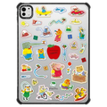 Richard Scarry Busy World Sticker Tablet Case | iPad Pro 11-inch (M4/M5) / iPad Impact Case / Black | Image 1