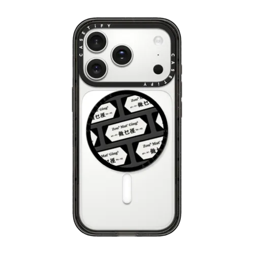 Road Sign - Zou Mat Ging | Snappy Grip Stand / Snappy Grip Stand MagSafe Compatible / Black | Image 1