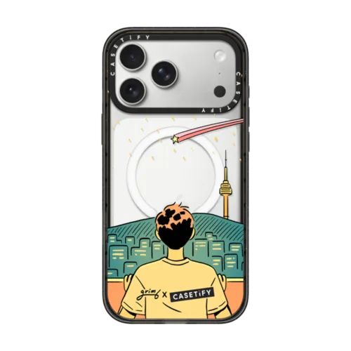 Shooting Star for Him by Grim B | iPhone 17 Pro Max / Impact Case MagSafe Compatible / Black | Image 1