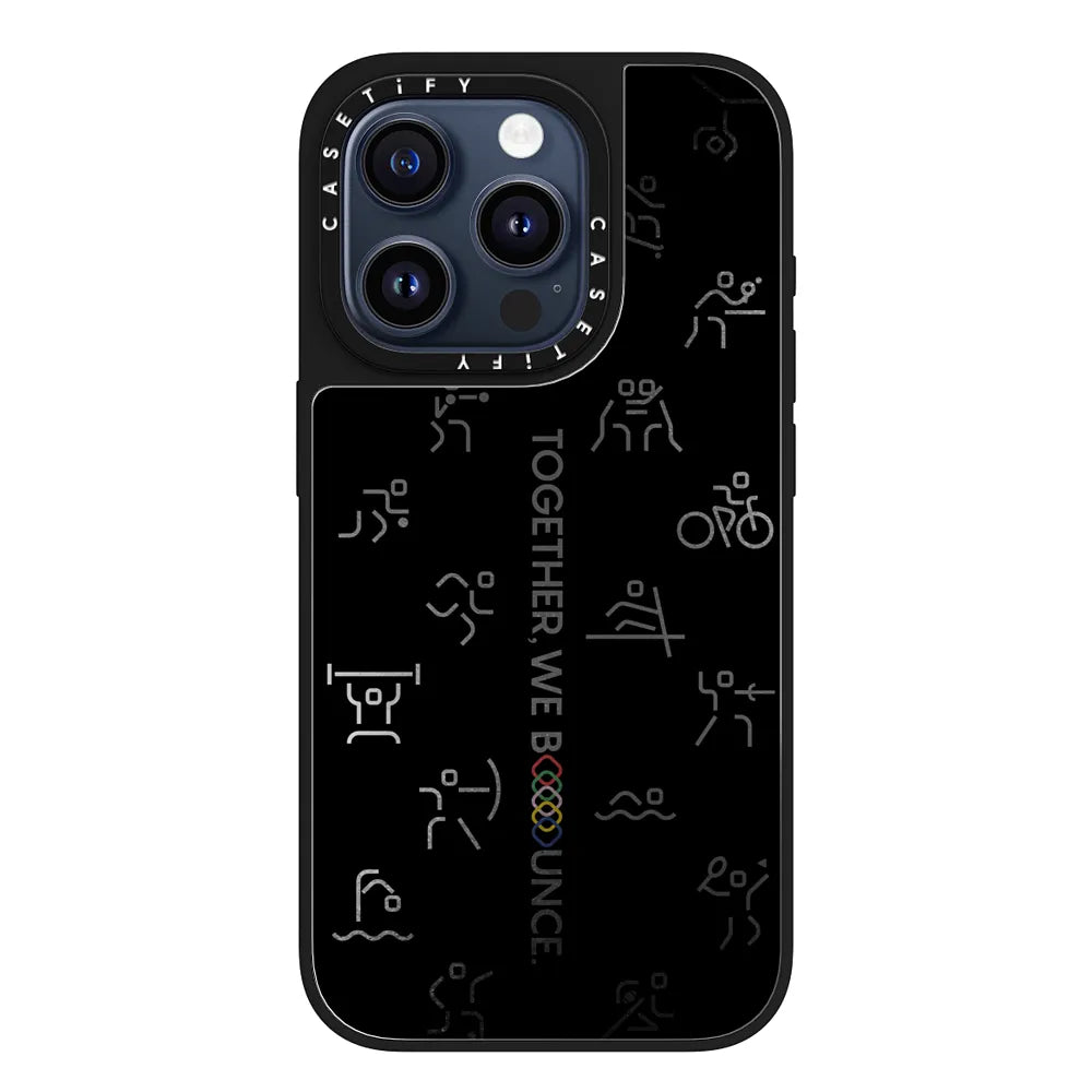 Team CASETiFY Pattern Case - Black Mirror