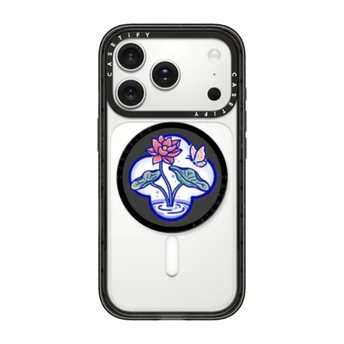 Lotus Pond | Snappy Grip Stand / Snappy Grip Stand MagSafe Compatible / Black | Image 1
