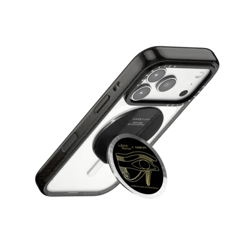 The Amulet Case - The Eye of Horus Snappy Grip Stand | Snappy Grip Stand / Snappy Mirror Grip Stand MagSafe Compatible / Silver | Image 3