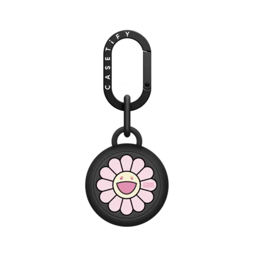 SUPERFLAT FLOWER(PINK) AIRTAG HOLDER | AirTag / AirTag Holder / Licorice | Image 1