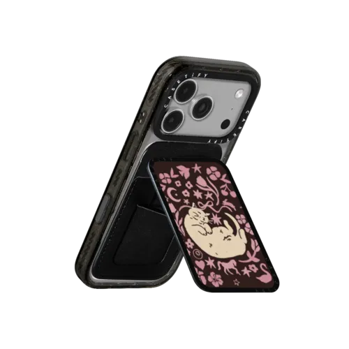 Eepy Cat | Snappy Cardholder Stand / Snappy Cardholder Stand MagSafe Compatible / Black | Image 3