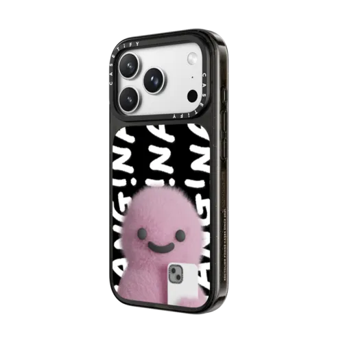 Nang Dinosaurs and Phones | iPhone 18 Pro / Impact Case MagSafe Compatible - Glossy / Glossy Black | Image 2