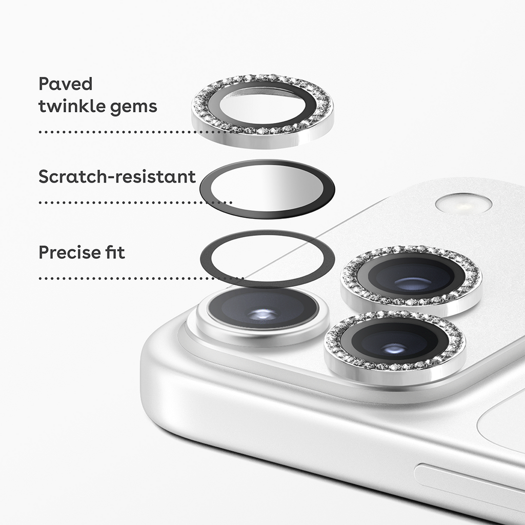 iPhone 17 Pro Max Camera Lens Gem - Baby Blue
