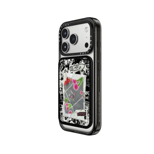 Rough Collage | Snappy Cardholder Stand / Snappy Cardholder Stand MagSafe Compatible / Black | Image 2