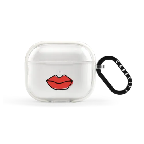 Stace Lips AirPods Case | AirPods (3rd Generation) / Earbuds Impact Case / Frost | Image 1