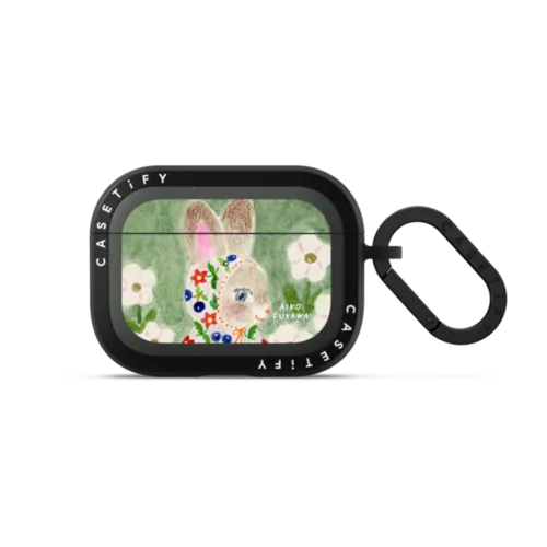 Rabbit Hug | AirPods Pro 3 / Earbuds Bounce Case / Matte Charcoal | Image 1