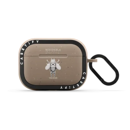 Holometabolism | AirPods Pro 2 / Earbuds Bounce Case / Matte Taupe | Image 1