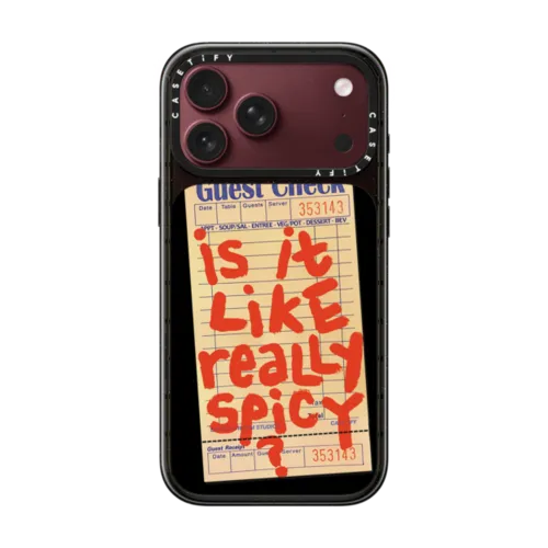 The Like Really Spicy Case | iPhone 18 Pro Max / Impact Case MagSafe Compatible - Glossy / Glossy Black | Image 1