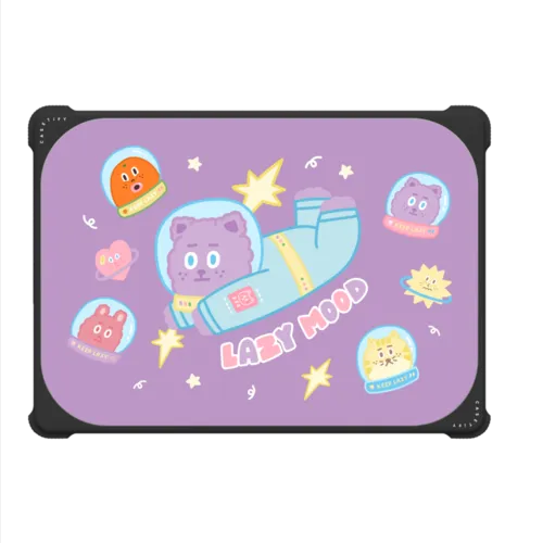 Lazy Mood In Lazy Universe | MacBook Pro 14-inch (M1 - M5) / MacBook Bounce Case / Black | Image 2
