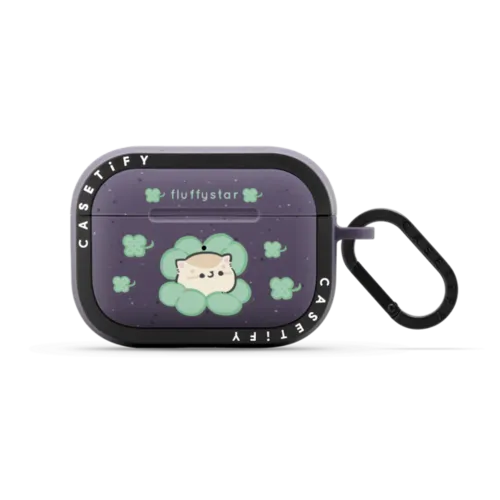 Lucky Clover Bobo | AirPods Pro 2 / Earbuds Bounce Case / Matte Deep Purple | Image 1