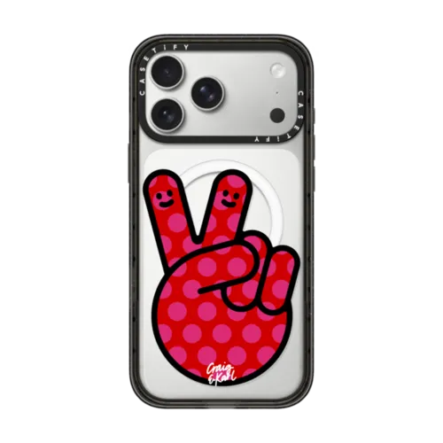 Peace by Craig & Karl | iPhone 17 Pro Max / Impact Case MagSafe Compatible / Black | Image 1