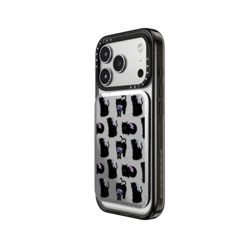 MANY CATS | Snappy Cardholder Stand / Snappy Mirror Cardholder Stand MagSafe Compatible / Silver | Image 2
