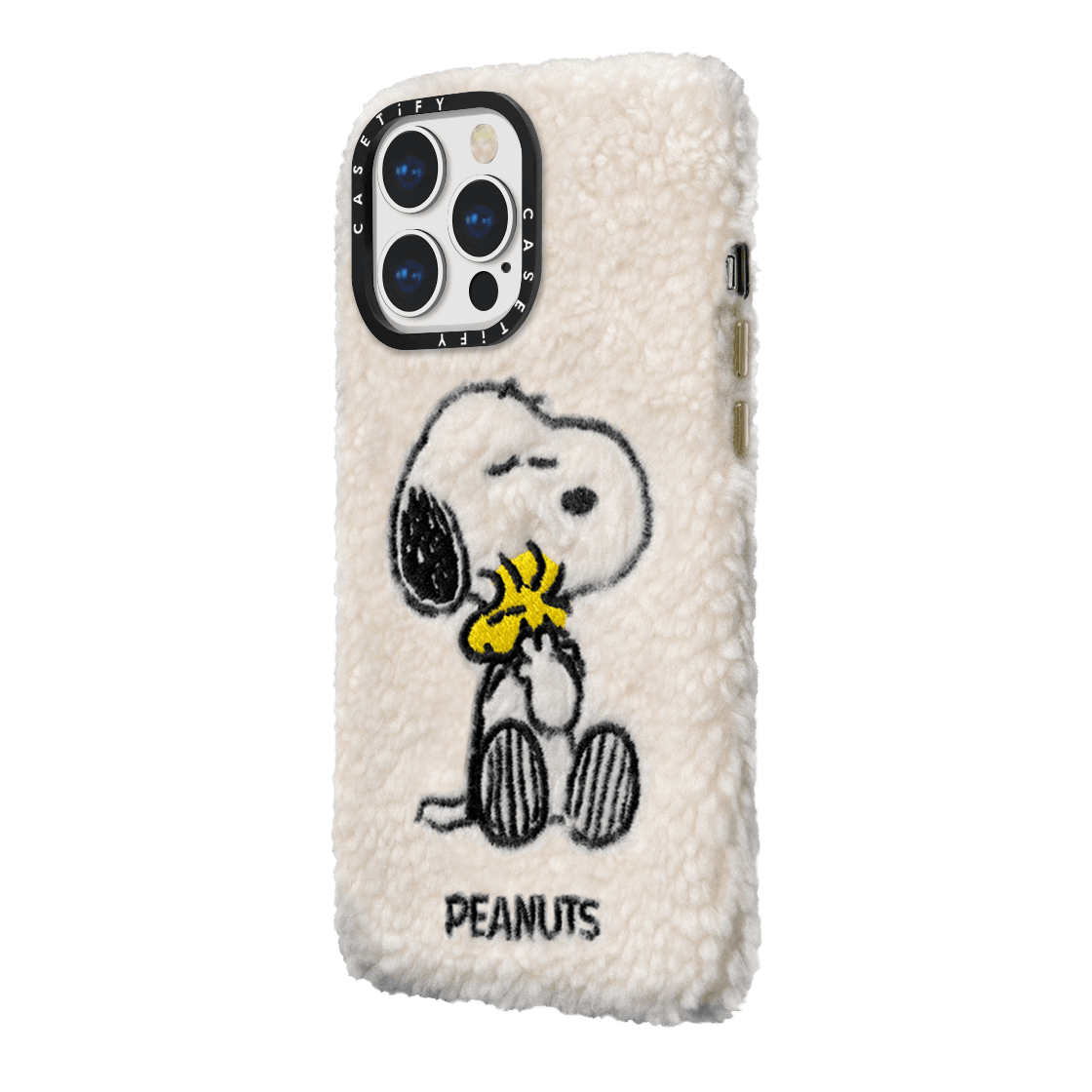 CASETiFY x Snoopy iPhone 13 Pro Plush Case Snoopy - Cream