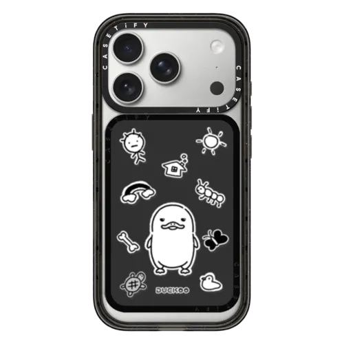 DRAWING DUCKOO | Snappy Cardholder Stand / Snappy Cardholder Stand MagSafe Compatible / Black | Image 1