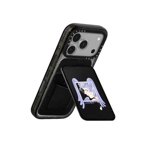 SERAPH BY SAITEMISS | Snappy Cardholder Stand / Snappy Cardholder Stand MagSafe Compatible / Black | Image 3
