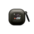 I work hard so my cat can have a better life | Galaxy Buds2 / Earbuds Impact Case / Black | Image 1