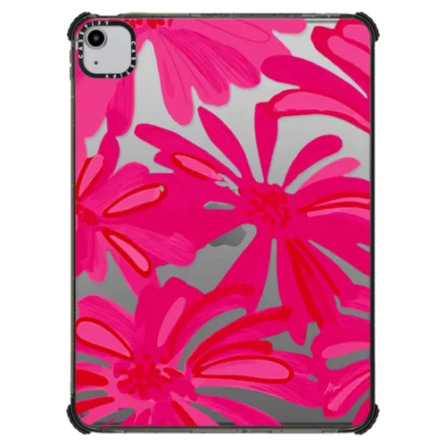 Pink Daisies | iPad Air (4th/5th gen) / iPad Impact Case / Black | Image 1
