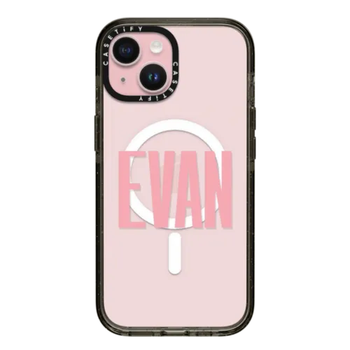 Custom Phone Case | iPhone 15 / Impact Case MagSafe Compatible / Black | Image 1