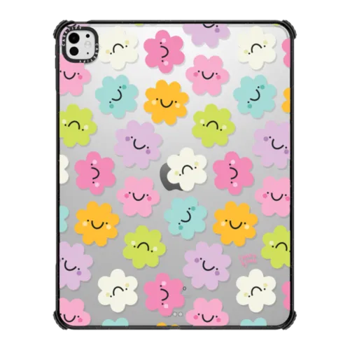 Cute Flower Garden | iPad Pro 13-inch (M4/M5) / iPad Impact Case / Black | Image 1