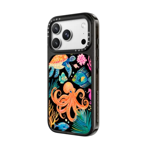 Under the Sea 2 by Grace Andersson | iPhone 18 Pro Max / Impact Case MagSafe Compatible - Glossy / Glossy Black | Image 2