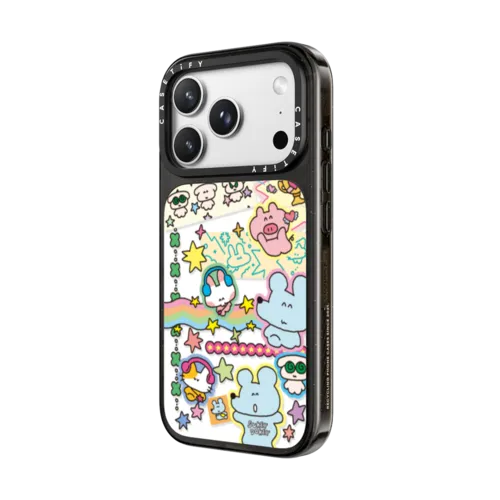 Sukeydokey Deco sticker Phone Case | iPhone 18 Pro Max / Impact Case MagSafe Compatible - Glossy / Glossy Black | Image 2